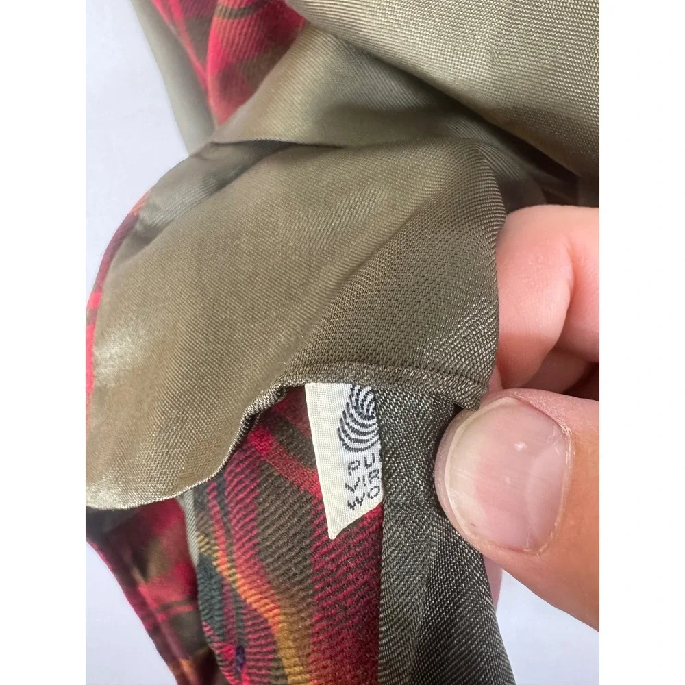 Vintage plaid waistcoat
